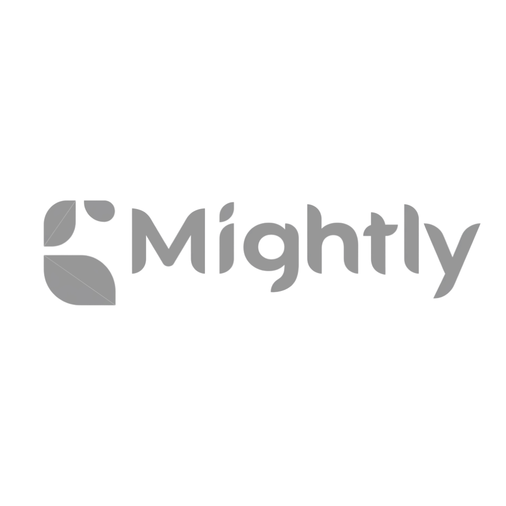 Mightly gray logo